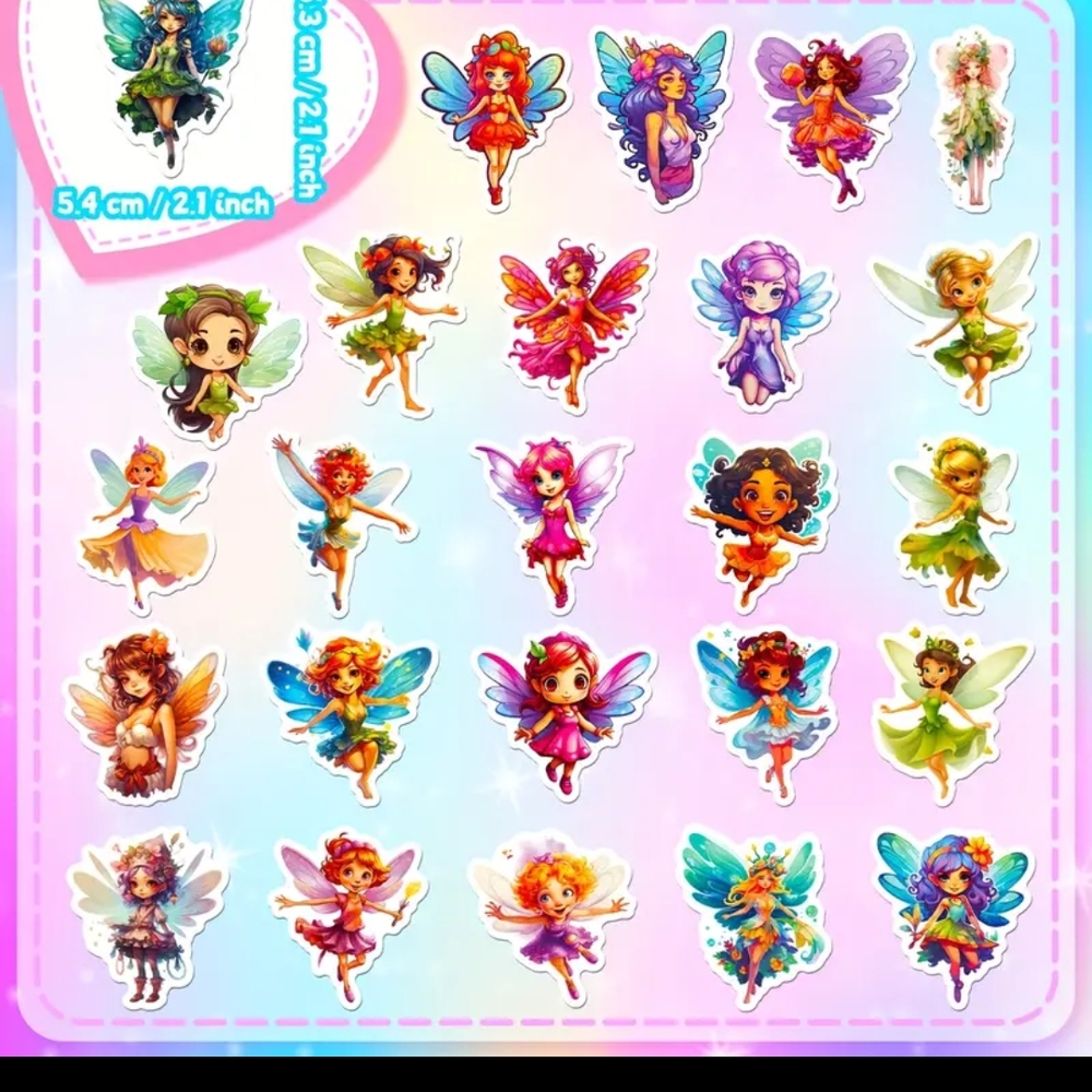 Whimsical Fairy Sticker Collection - Picture 4 of 5